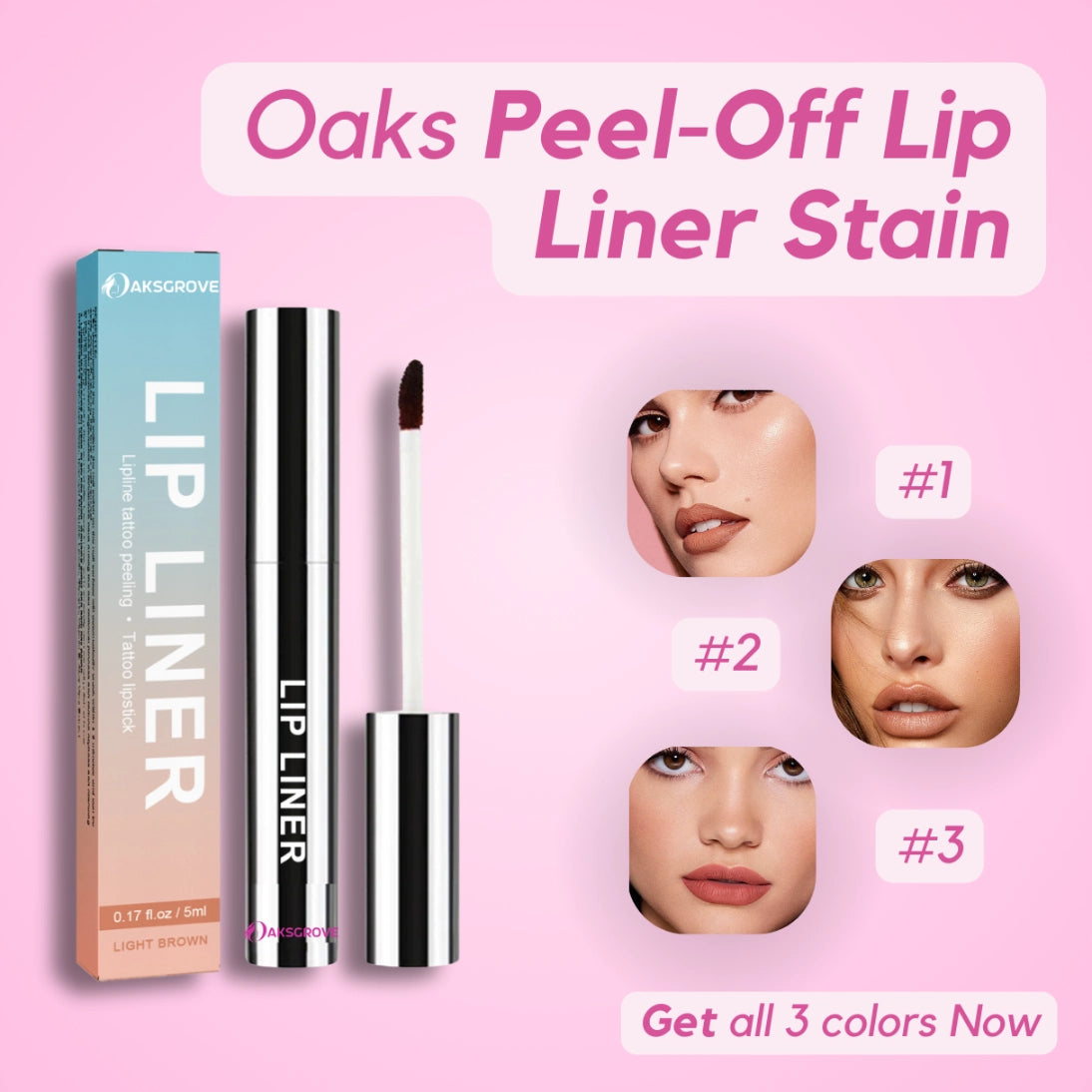 Oaks Peel-Off Lip Liner Stain