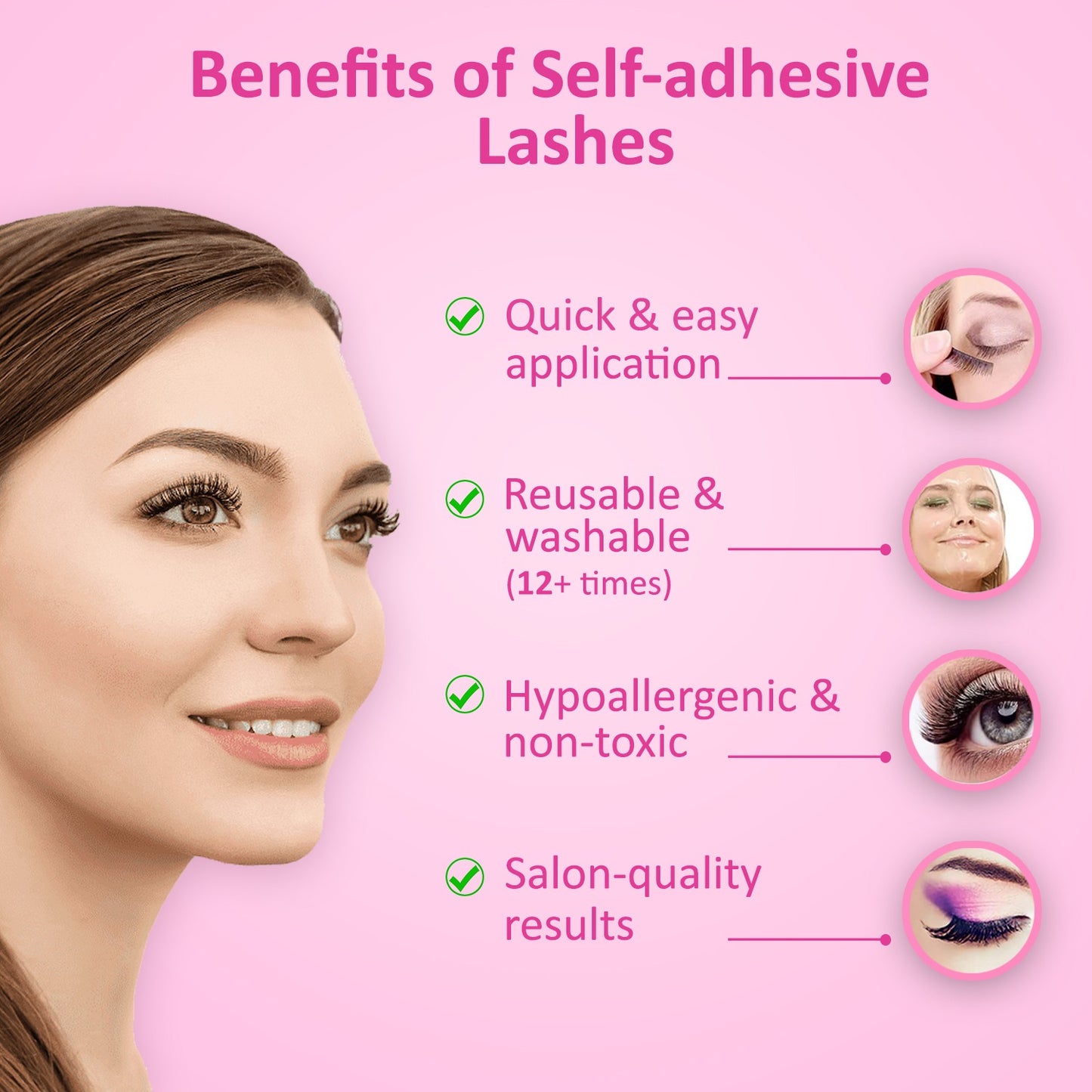 Oaks Self-Adhesive Lashes