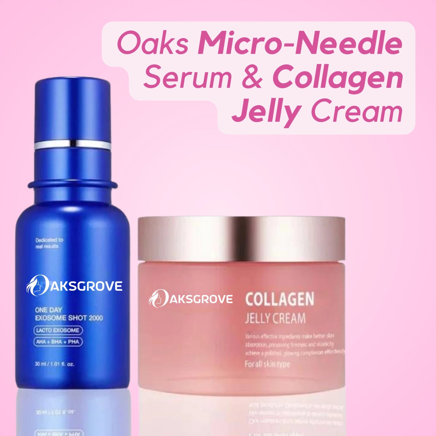 Oaks Micro-Needle Serum & Collagen Jelly Cream