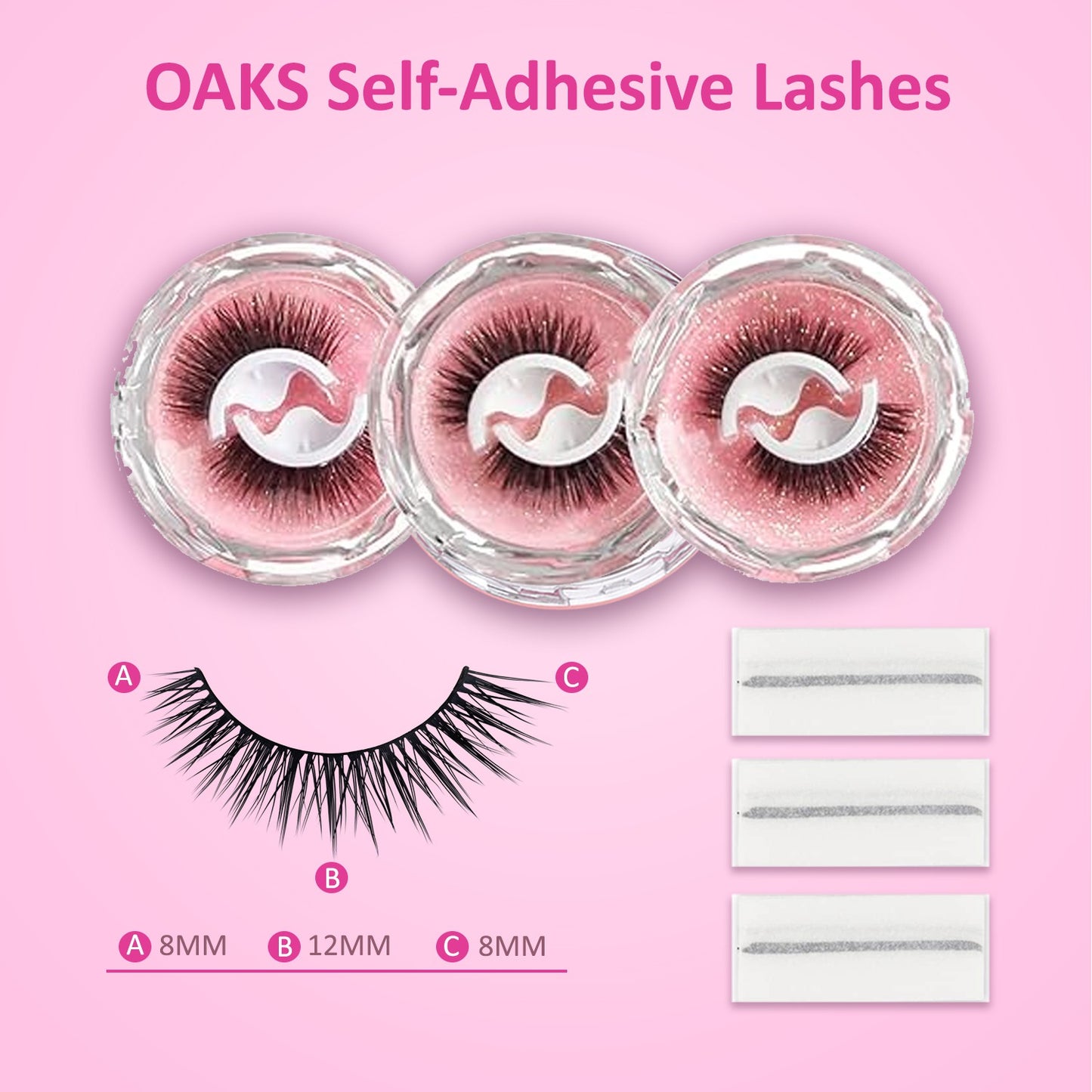 Oaks Self-Adhesive Lashes